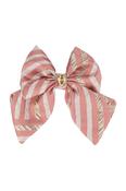 Daga Girls Sparkle Blush Bow Hair Clip - Ivory Pink image