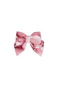 Daga Girls Love Story Print Double Bow Hair Clip - Pink image