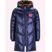 B.Nosy Jade Long Dark Blue Coat image