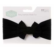 Ziggle Black Top Bow Turban Headband image