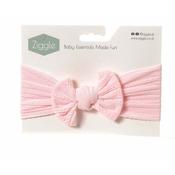 Ziggle Heavenly Pink Top Bow Turban Headband image
