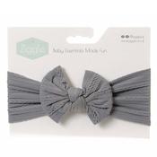 Ziggle Grey Top Bow Turban Headband image
