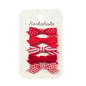 Rockahula School Bow Clip Set Red image