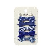 Rockahula School Bow Clip Set Blue image