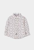 Boboli Puppy Print Poplin Shirt image