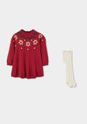 Boboli Knit Dress and Diamante Tights image