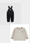Levi's Black Dungaree Set image