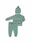 Juliana Green knit 3 piece stripped set image