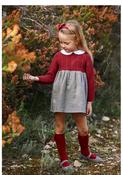 Juliana Knitted Bodice Polka Dot Dress image