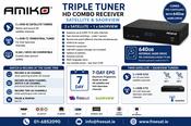 Amiko Triple Tuner Combo inc 640G hard drive image