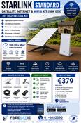 STARLINK Standard Satellite Antenna &amp; WiFi Router Kit (New Gen) - Tri-band