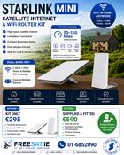 STARLINK Mini Satellite Antenna &amp; WiFi Router Kit - Dual-band Kit image