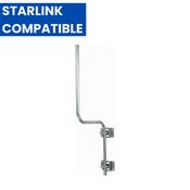 Swan neck 6' x 1.5" (18" Stand Off) Alloy 16g 90° Bend