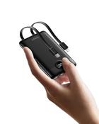 Veger 10,000mAh Powerbank, PD20W, QC3.0, LCD Display, Slimline, Built in USB C / Lightning Cables