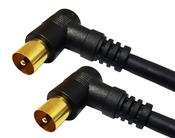 2M BLACK 90 Degree IEC Flylead (Male-Male) image
