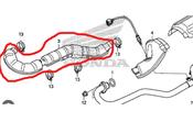 EXHAUST COVER PIPE TRX500-420 image