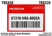 LID 61310-HR6-B00ZA HONDA TRX420-520