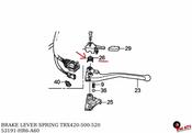 HONDA TRX 420/500/520 BRAKE LEVER SPRING