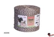 4MM ELECTRIC FENCE ROPE 400M