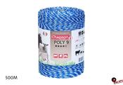 POLY 9 9SS ELECTIRC FENCE WIRE 500M