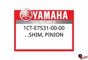 SHIM PINION YAMAHA YFM450 GRIZZLY KODIAK 11-20 image