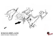 SIDE POCKET HONDA TRX500-520