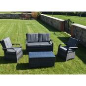 Rattan 4 Piece Sofa Set image
