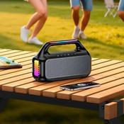 Hoco HC47 Delight Portable Side RGB BT Speaker 30W Black image