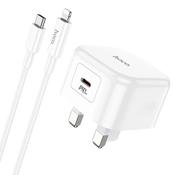 Hoco C91B Founder Single Port PD 20W (Type C to Lightning) Charger Set image