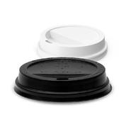 Coffee Lids - White/Black image