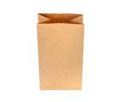 SOS Block Bottom Kraft Bag 10x15x16