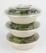 1000ml Round Pulp Bowl &amp;amp; Lid