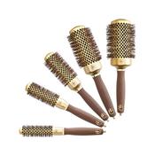 Olivia Garden Wavy Bristles Gold &amp; Brown 35mm
