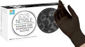 ASAP Nitrile Powder Free Gloves Black Small