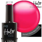 Halo Stained Glass Neon Pink image