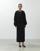 ALYSI BOMBER JACKET WITH RUCHES