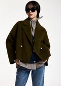 ESSENTIEL ANTWERP KOMBU DOUBLE FACE KHAKI JACKET image