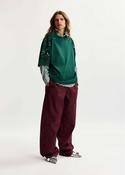 ESSENTIEL ANTWERP DARK GREEN EMBROIDERED T-SHIRT image