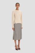 VICTORIA BECKHAM RIBBED JUMPER IN ELDERFLOWER