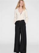 ANINE BING JUNE TRUCKER COLLAR SWEATER