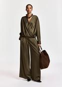 ESSENTIEL ANTWERP KATERINA WIDE LEG SATIN PANTS image
