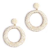 DEEPA GURNANI DROP PEARL EARRINGS