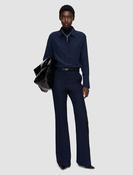 JOSEPH STRETCH GABERDINE TROUSERS NAVY image