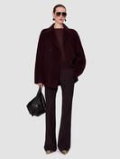 JOSEPH STRETCH GABERDINE TROUSERS MAHOGANY image