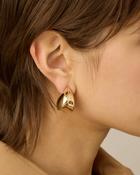 JENNY BIRD PUFF EARRINGS GOLD image