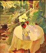 Still Life Flowers on a Table