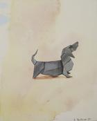 Origami Dachshund
