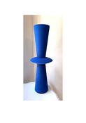 Electric Blue Tall Vortex Vessel