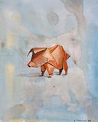 Origami Pig