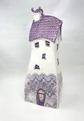 Purple and White House